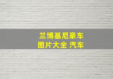 兰博基尼豪车图片大全 汽车